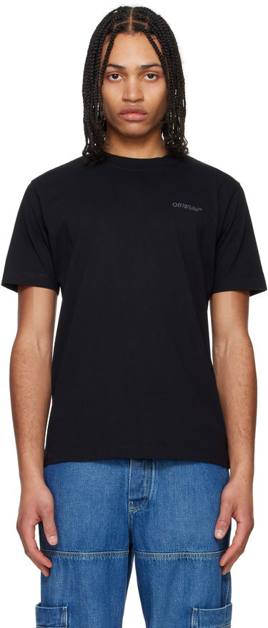 Tričko Off-White Off-White Bookish Slim T-Shirt Čierna | OMAA027C99JER01C1011, 0