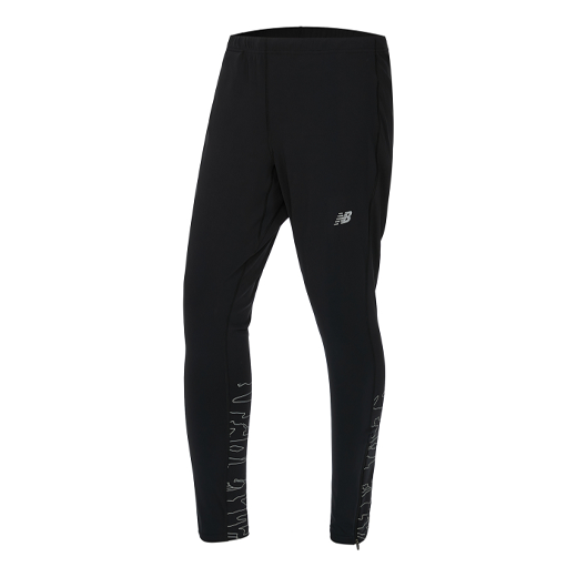 Tepláky New Balance Printed Accelerate Running Leggings Čierna | MP11230-CMO, 0