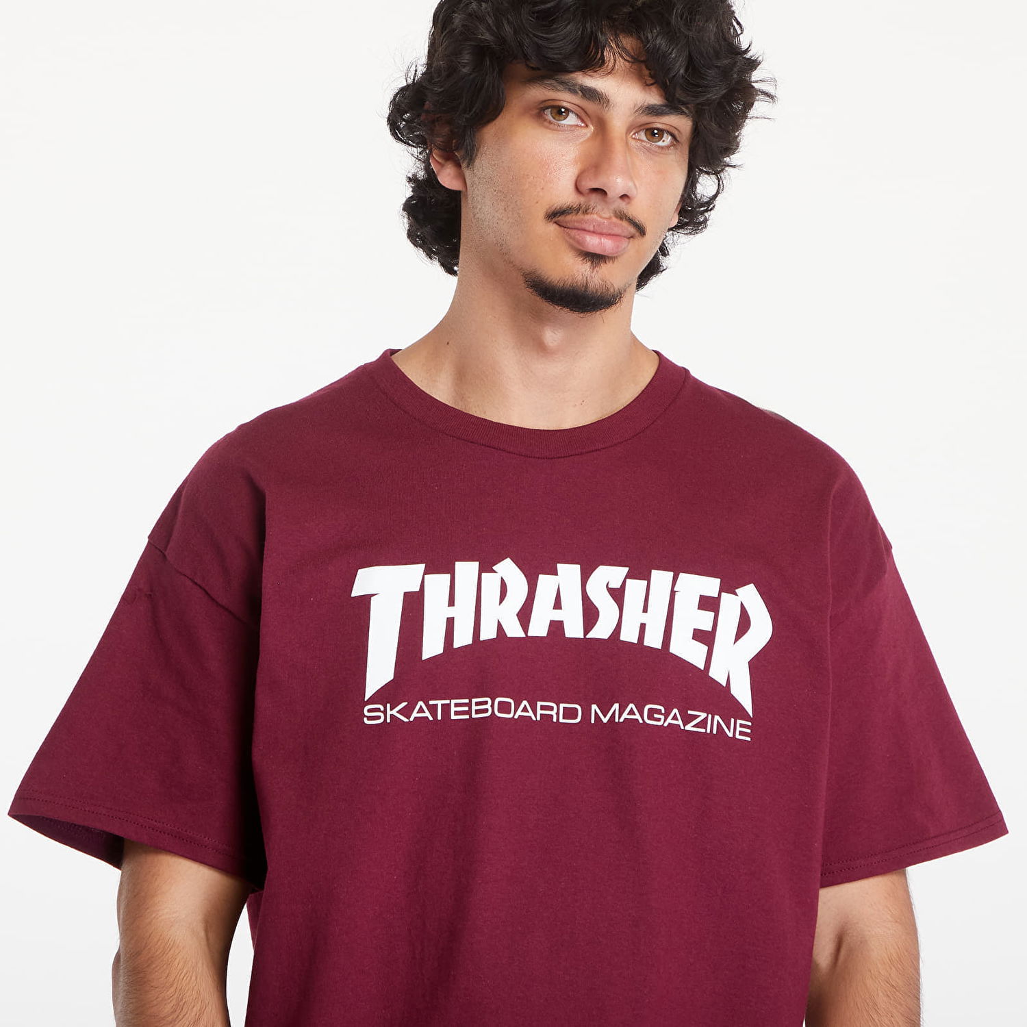 Tričko Thrasher Thrasher Skate Mag T-Shirt Vínová | 110295 Maroon, 1