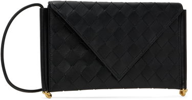 Taška cez rameno Bottega Veneta Woven Leather Phone Crossbody Bag Hnedá | 805975 V4R42, 1