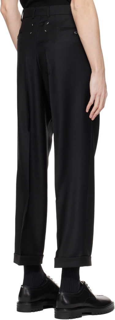 Nohavice Maison Margiela Maison Margiela Mohair Trousers Čierna | S50KA0672 M35259, 2
