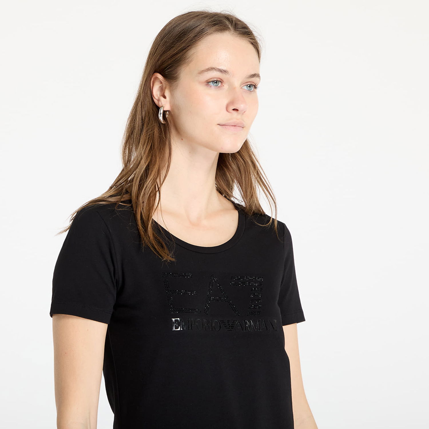 Tričko Emporio Armani EA7 Emporio Armani Train Logo Series T-Shirt Čierna | 7W000094AF10373UC001, 1