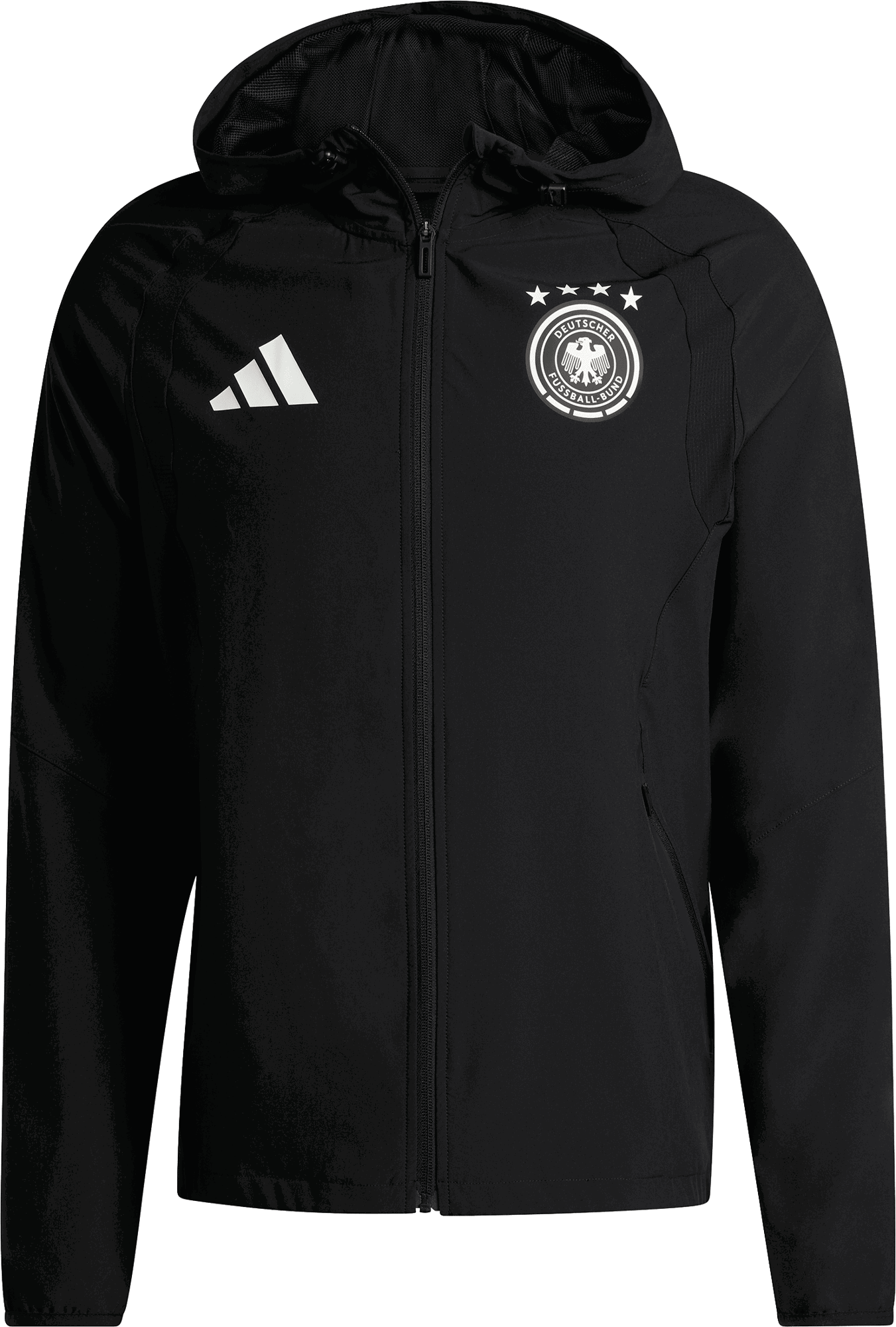 Vetrovka adidas Originals Germany Trio Travel Hooded Windbreaker Čierna | jz9326, 0