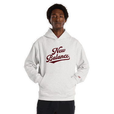 Mikina New Balance Athletics Legacy Hoodie Šedá | MT53902-AHH, 0