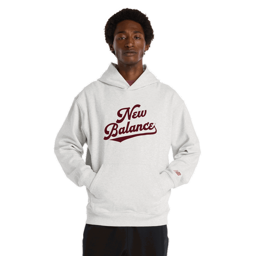 Mikina New Balance Athletics Legacy Hoodie Šedá | MT53902-AHH