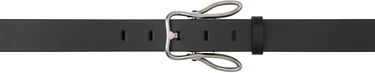 Opasok Bottega Veneta Bottega Veneta Bunny Buckle Leather Belt Čierna | 826856VALKO8803, 0