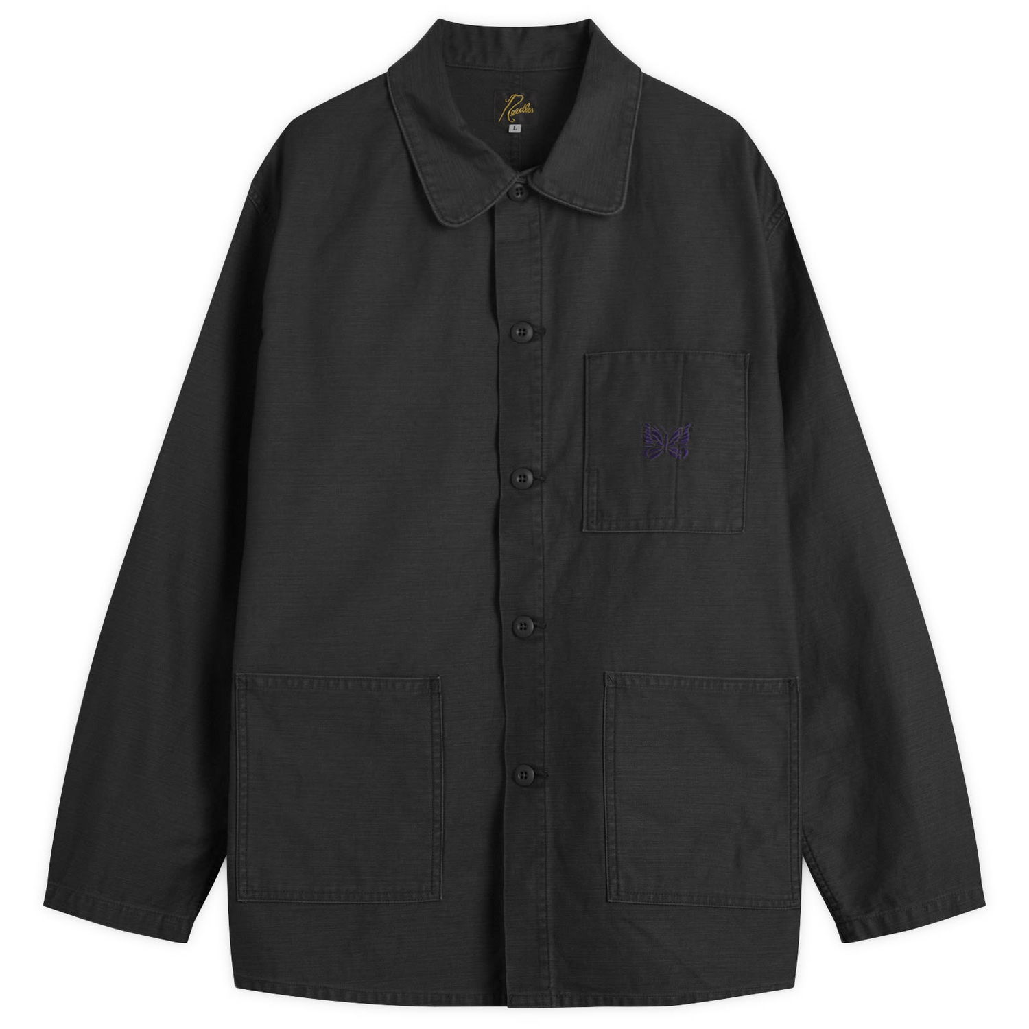 Bunda Needles Reversed Sateen Coverall Jacket Čierna | RW215-B, 1