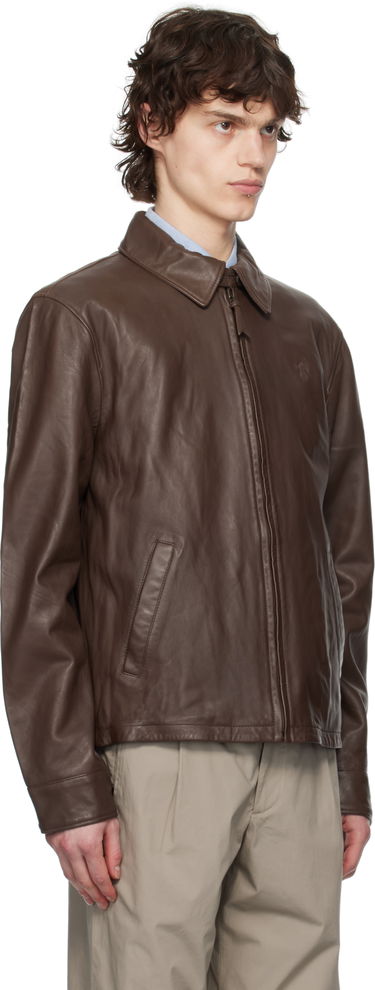 Bunda Polo by Ralph Lauren Polo Ralph Lauren Zip Leather Jacket Hnedá | 710671431002, 1
