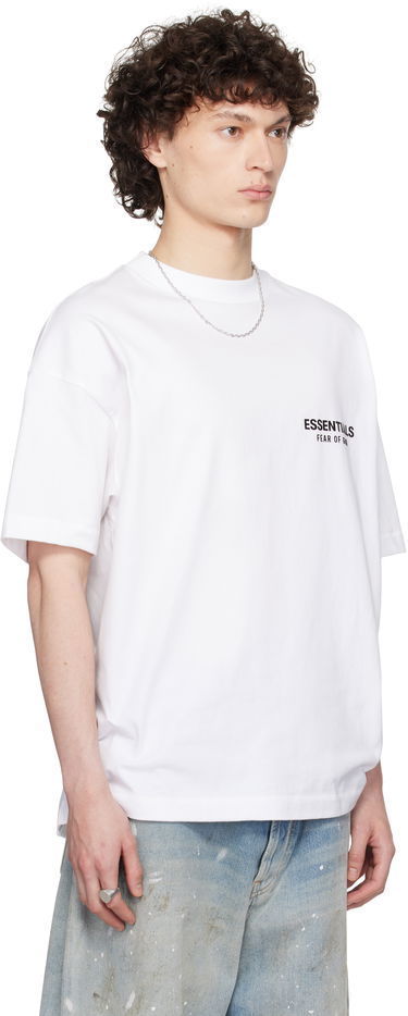 Tričko Fear of God ESSENTIALS Classic Short Sleeve T-Shirt Biela | 125AS254192F, 1