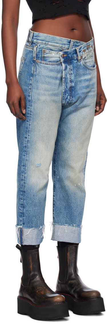 Džínsy R13 R13 Crossover Jeans Modrá | R13W2048-735, 4