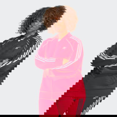 Bomber bunda adidas Originals Adicolor Classics SST Plus Size Track Jacket Červená | IB5914, 0