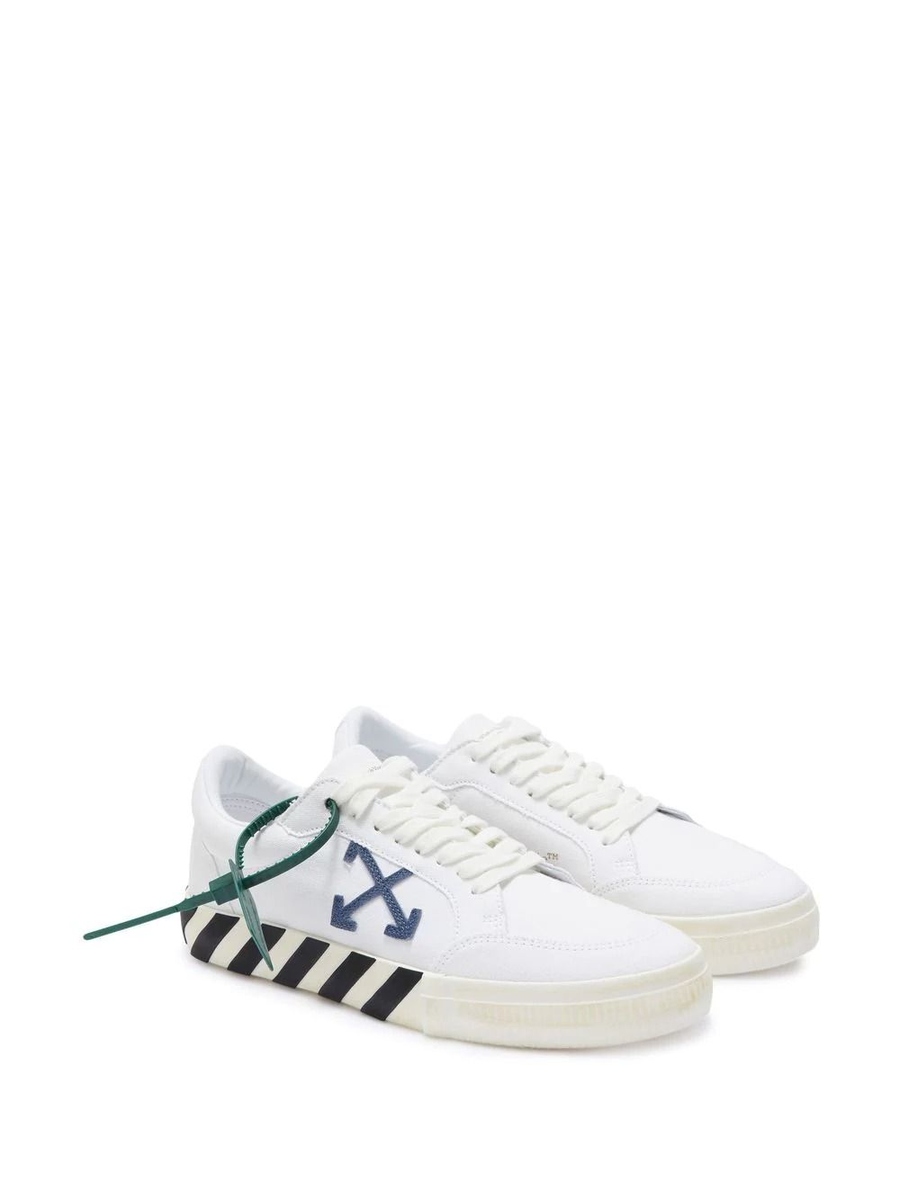Tenisky a topánky Off-White Low Vulcanized "Cotton White Blue Grey" Biela | OMIA085S22FAB0010145, 1