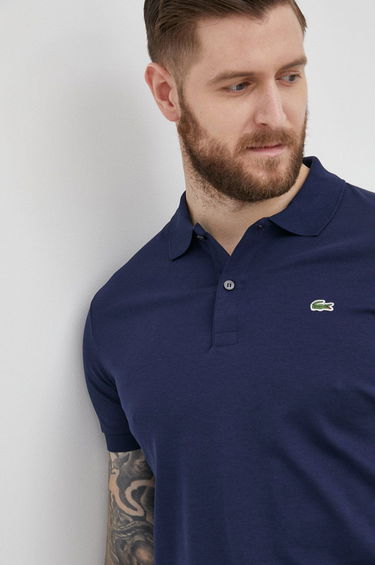 Polo tričko Lacoste Lacoste Cotton Polo Shirt Navy | DH2050., 3