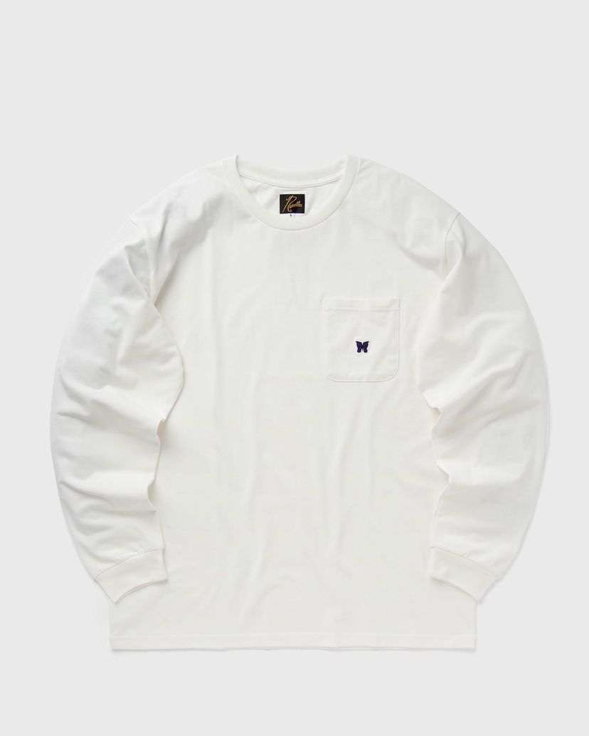 Tričko Needles Crew Neck Biela | PU307-A-WHITE