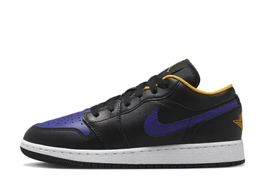 Tenisky a topánky Jordan Air Jordan 1 Low Lakers Čierna | 553560-075, 4