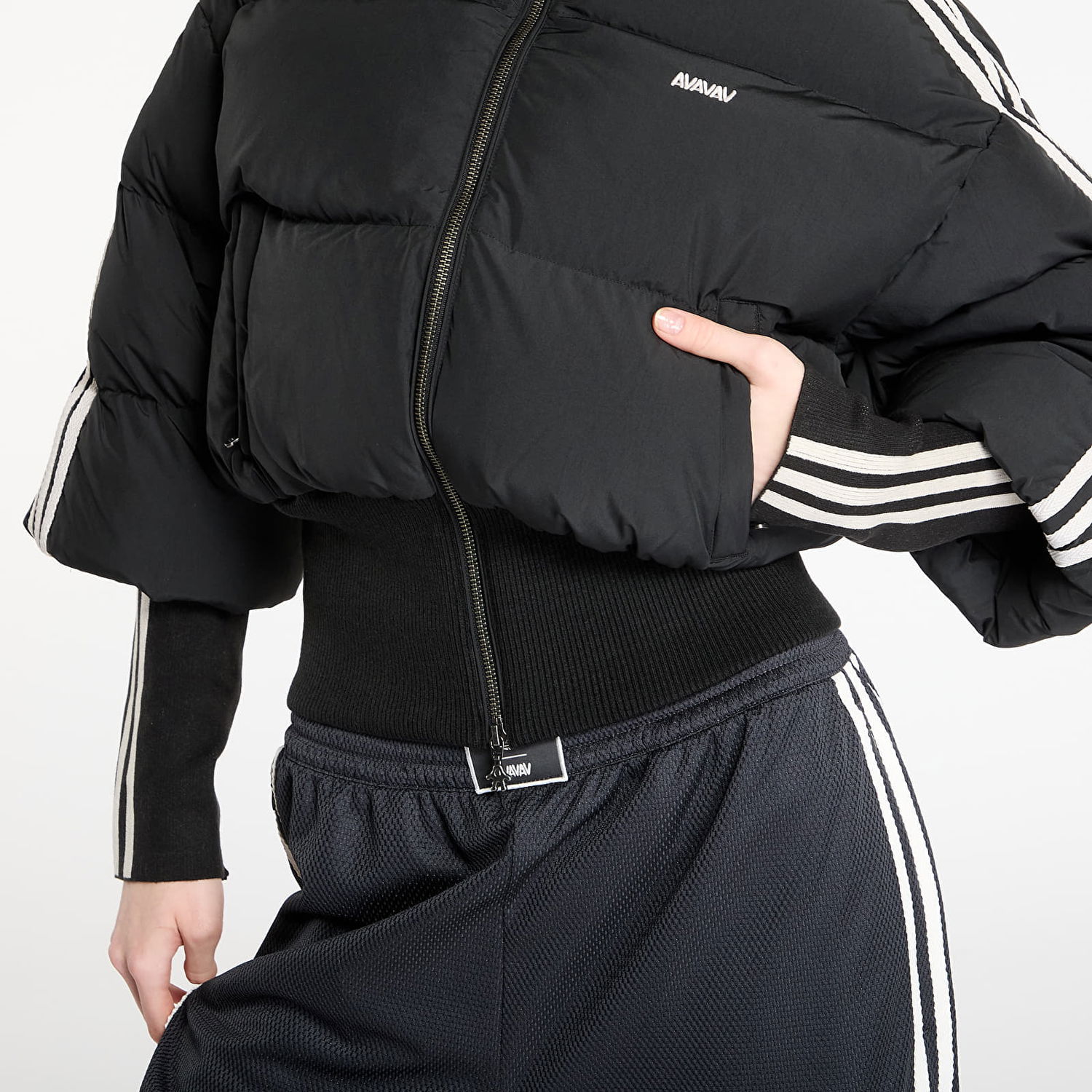 Prešívaná bunda adidas Originals AVAVAV Baby Puffer Čierna | JZ3024, 1