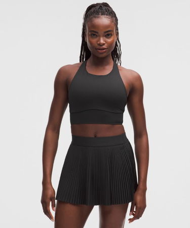 Podprsenka lululemon Energy Evolve High Neck Longline Bra, Medium Support, B-D Cups Čierna | prod20002099, 0
