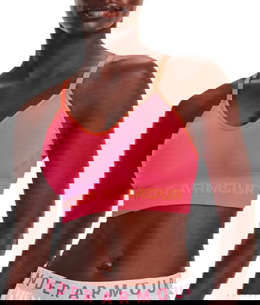Podprsenka Under Armour Seamless Low Long Rib Bra Oranžová | 1373870-683, 0