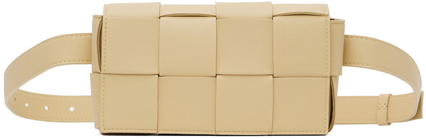 Ľadvinka Bottega Veneta Cassette Belt Bag Béžová | 668572 VMAY1, 0