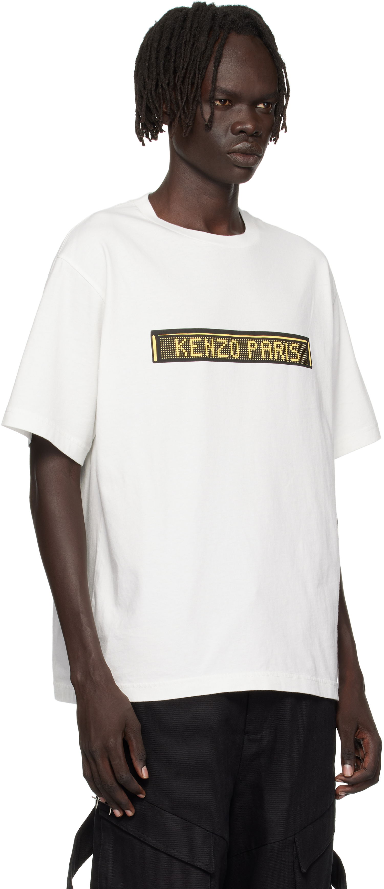 Tričko KENZO Kenzo 'KENZO City' Oversized T-Shirt Biela | FF65TS4524SG, 1