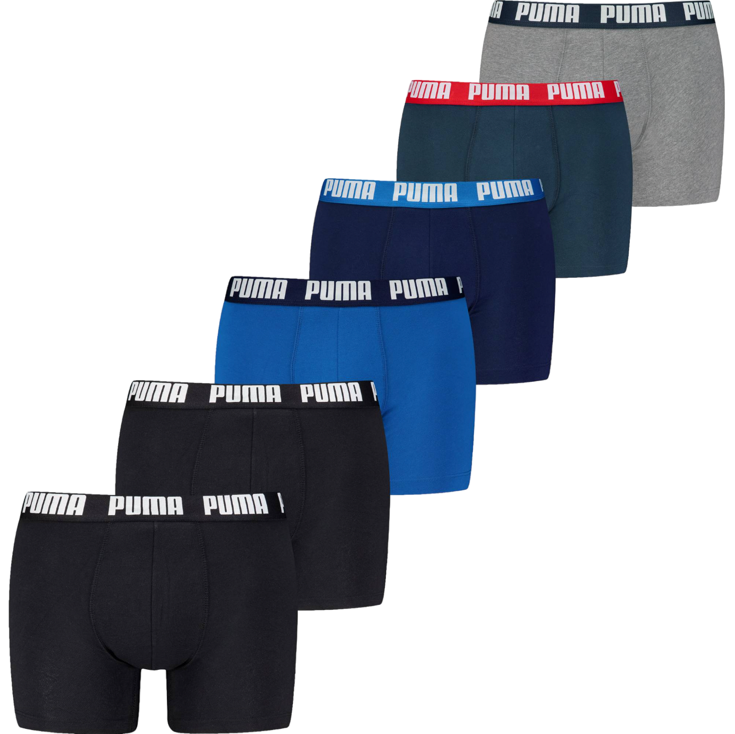 Boxerky Puma Everyday Boxer 6 Pack Rôznofarebný | 701227792-002, 0