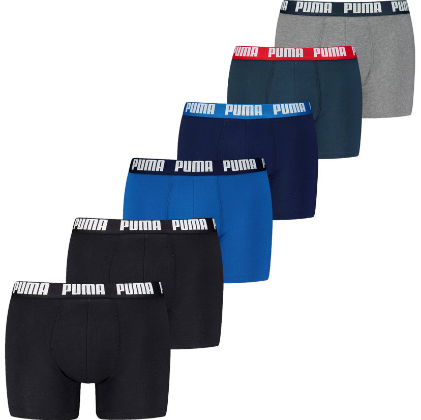 Boxerky Puma Everyday Boxer 6 Pack Rôznofarebný | 701227792-002