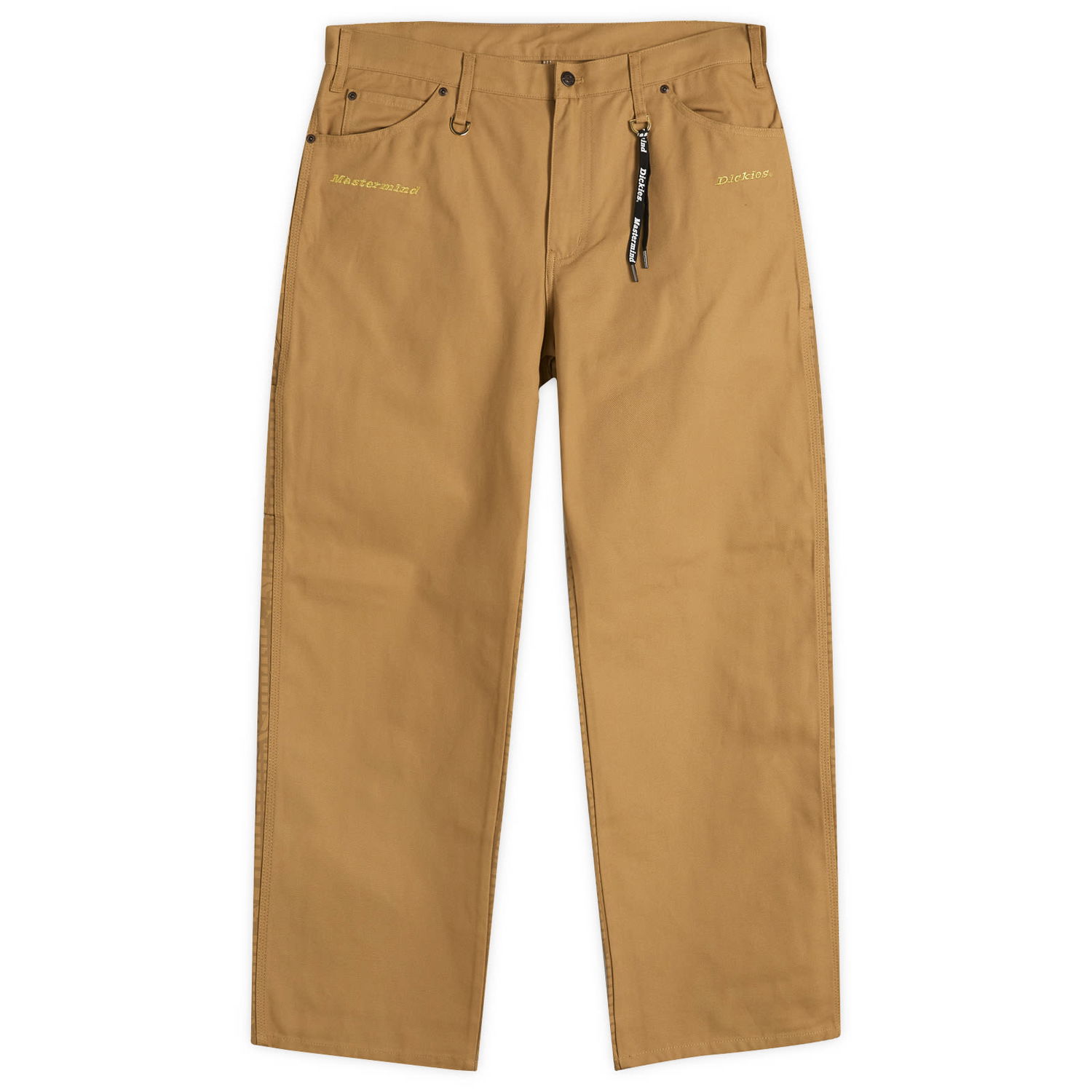 Nohavice Mastermind WORLD Mastermind World x Dickies Duck Carpenter Pants, Size Large Hnedá | MJ25C14-PA100-1, 0