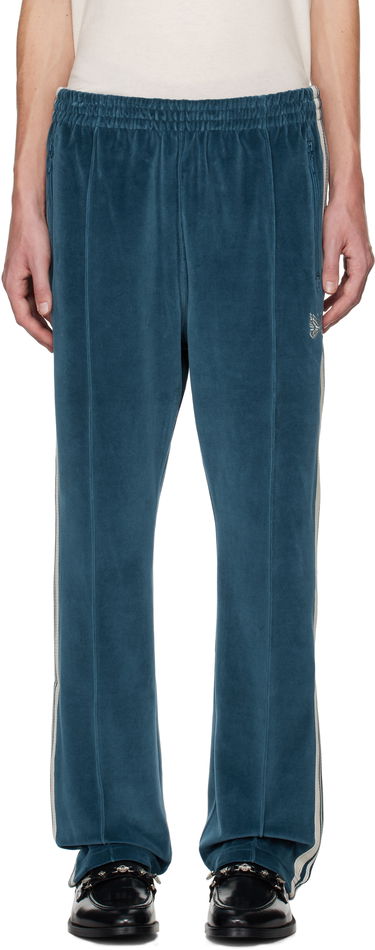 Tepláky Needles Narrow Track Pants Modrá | PU280, 0