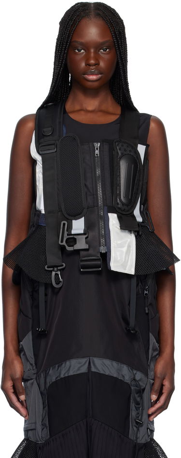 Vesta Junya Watanabe Junya Watanabe Komine Protector Paneled Vest Čierna | JO-V002-S25, 0