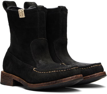 Tenisky a topánky visvim Nakoda Suede Moc-Toe Boots Čierna | 0125202002009, 3