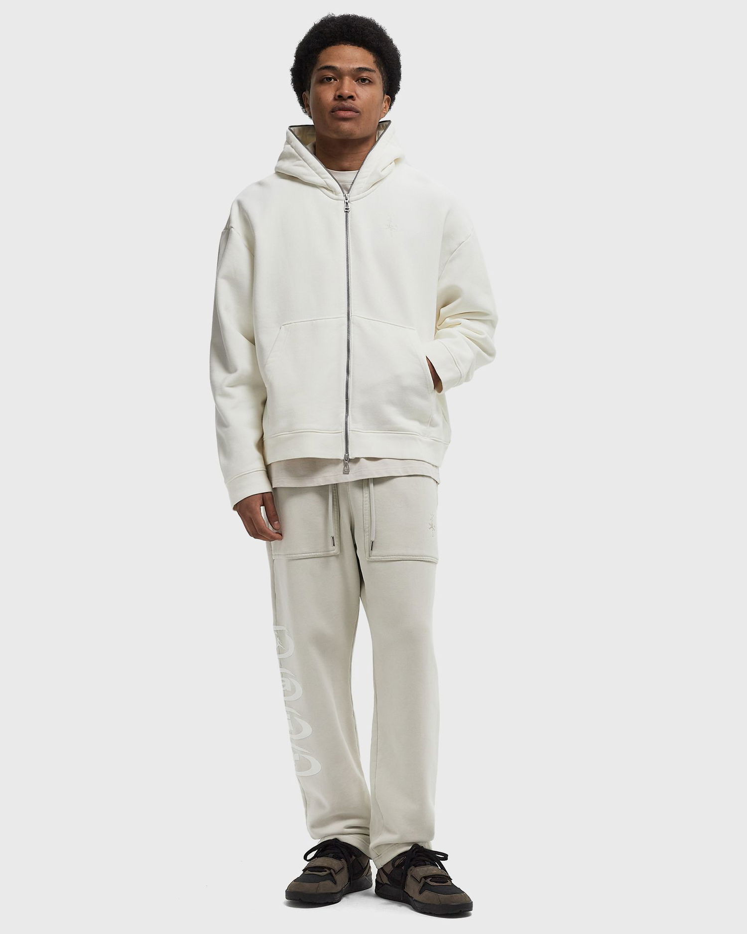 Mikina Jordan Air Jordan x Travis Scott Full Zip Hoodie Biela | DZ5500-133, 1