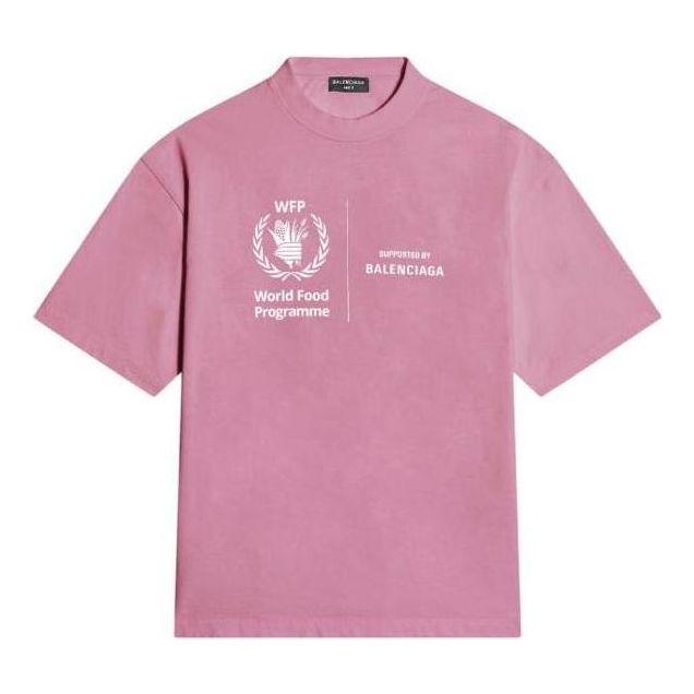 Tričko Balenciaga WFP T-Shirt Medium Fit Ružová | 612966THV845621, 0