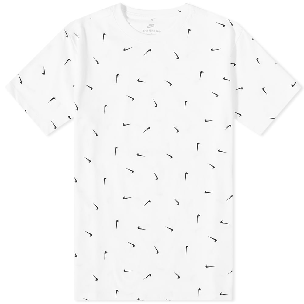 Tričko Nike Allover-Print T-Shirt Biela | DR7909-100, 0