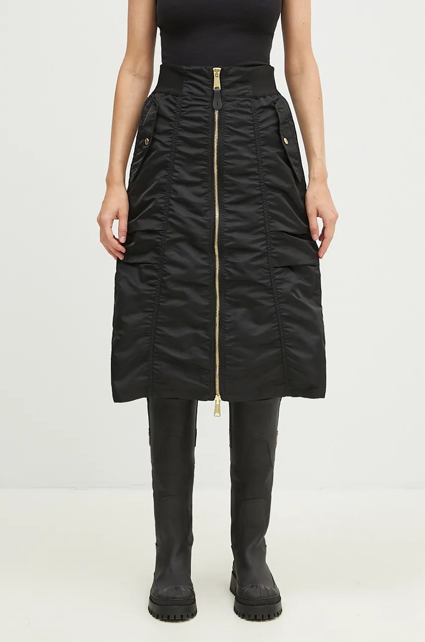 Sukňa Alpha Industries MA-1 Midi Skirt Čierna | 148067, 0