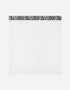 Cotton Sateen Zebra Print Flat Sheet