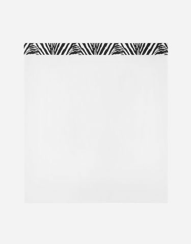 Home decor Dolce & Gabbana Cotton Sateen Zebra Print Flat Sheet Rôznofarebný | TCE047TCAKFUZ024, 0