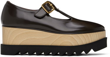 Tenisky a topánky Stella McCartney Sneak-Elyse T-Bar Platform Loafers Hnedá | 810448AP0350, 0