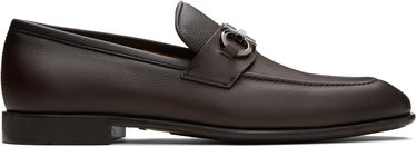 Tenisky a topánky FERRAGAMO Salvatore Ferragamo Gancini Ornament Loafers Hnedá | 775115, 0