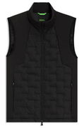 BOSS Down Gilet with Logo Pattern
