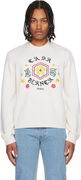 Casablanca Emblem Merino Knit Crew Neck Sweater