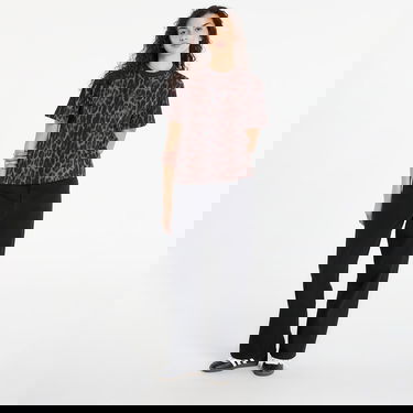 Tričko adidas Performance Seasonal Essentials Leopard Print T-Shirt with 3-Stripes Hnedá | JZ0200, 3