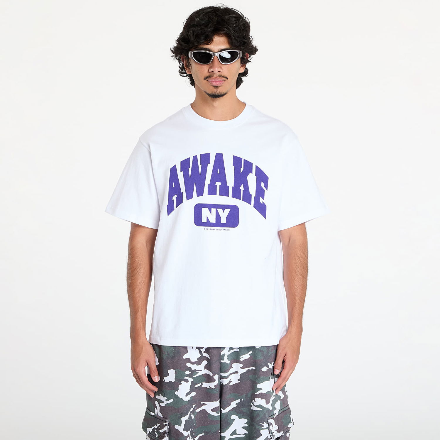 Tričko Awake NY Varsity Tee White S Biela | AWK-FW24-TS308-WHI, 0