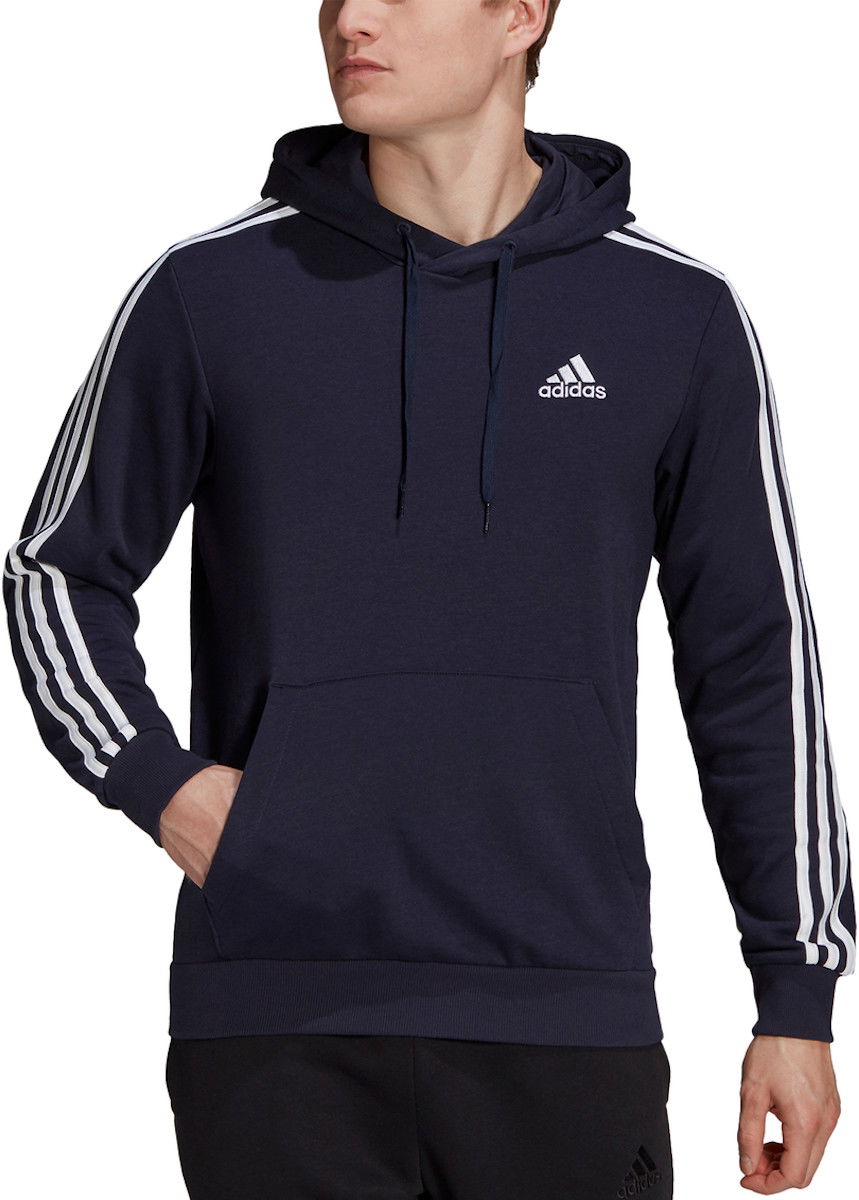 Mikina adidas Originals 3-Stripes Pullover Hoodie Čierna | gk9081, 0
