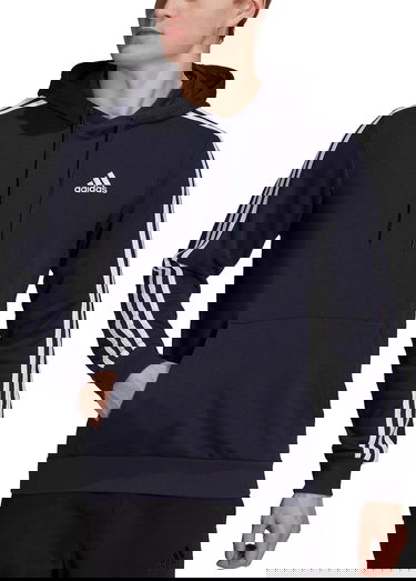 Mikina adidas Originals 3-Stripes Pullover Hoodie Čierna | gk9081, 0