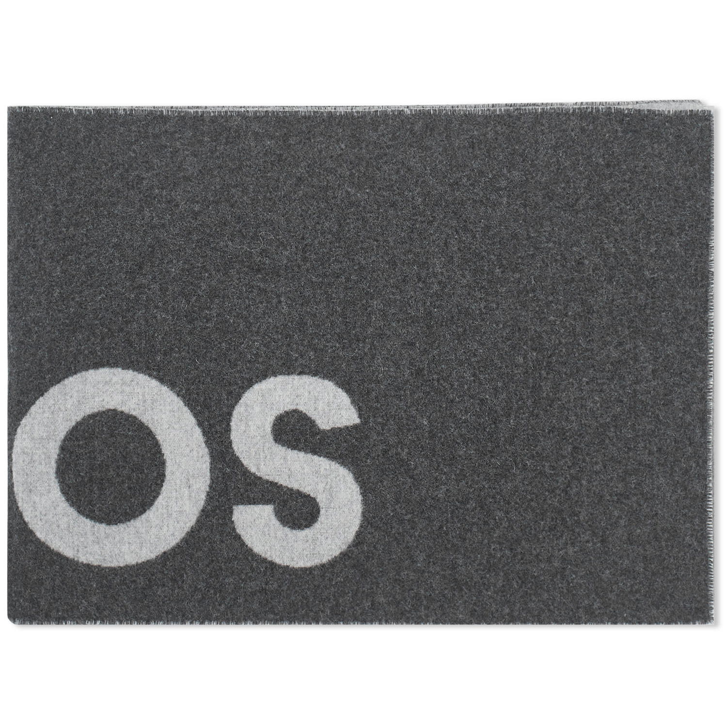 Šál Acne Studios Toronty Logo Contrast Recycled Scarf Grey/Light Grey Šedá | CA0154-AO6, 0