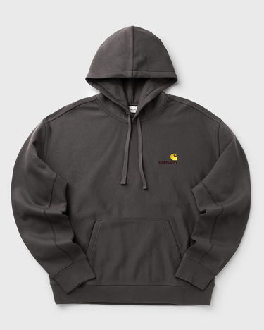 Mikina Carhartt WIP American Script Hooded Sweatshirt Šedá | I028279-33C.XX, 0