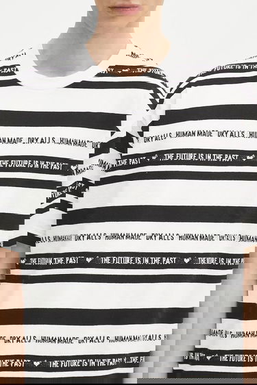 Tričko Human Made Human Made Striped T-Shirt Biela | HM29CS027, 2