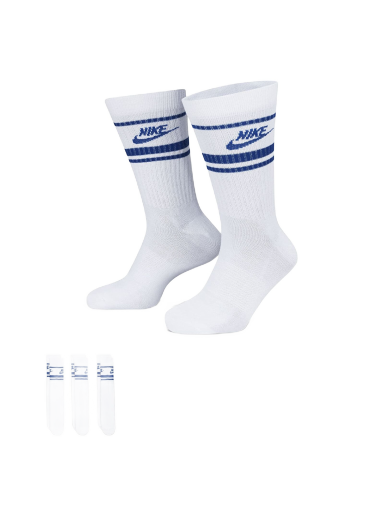 Spodná bielizeň a ponožky Nike Everyday Essential Crew Socks 3-Pack Biela | DX5089-105