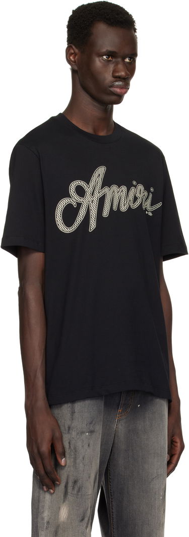 Tričko AMIRI Amiri Script T-Shirt Biela | AMJYTE1193, 4