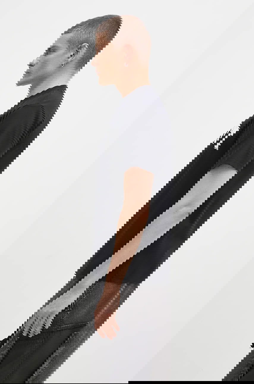 Tričko Carhartt WIP Short Sleeve University Print T-Shirt Čierna | I034851.0D2XX, 1